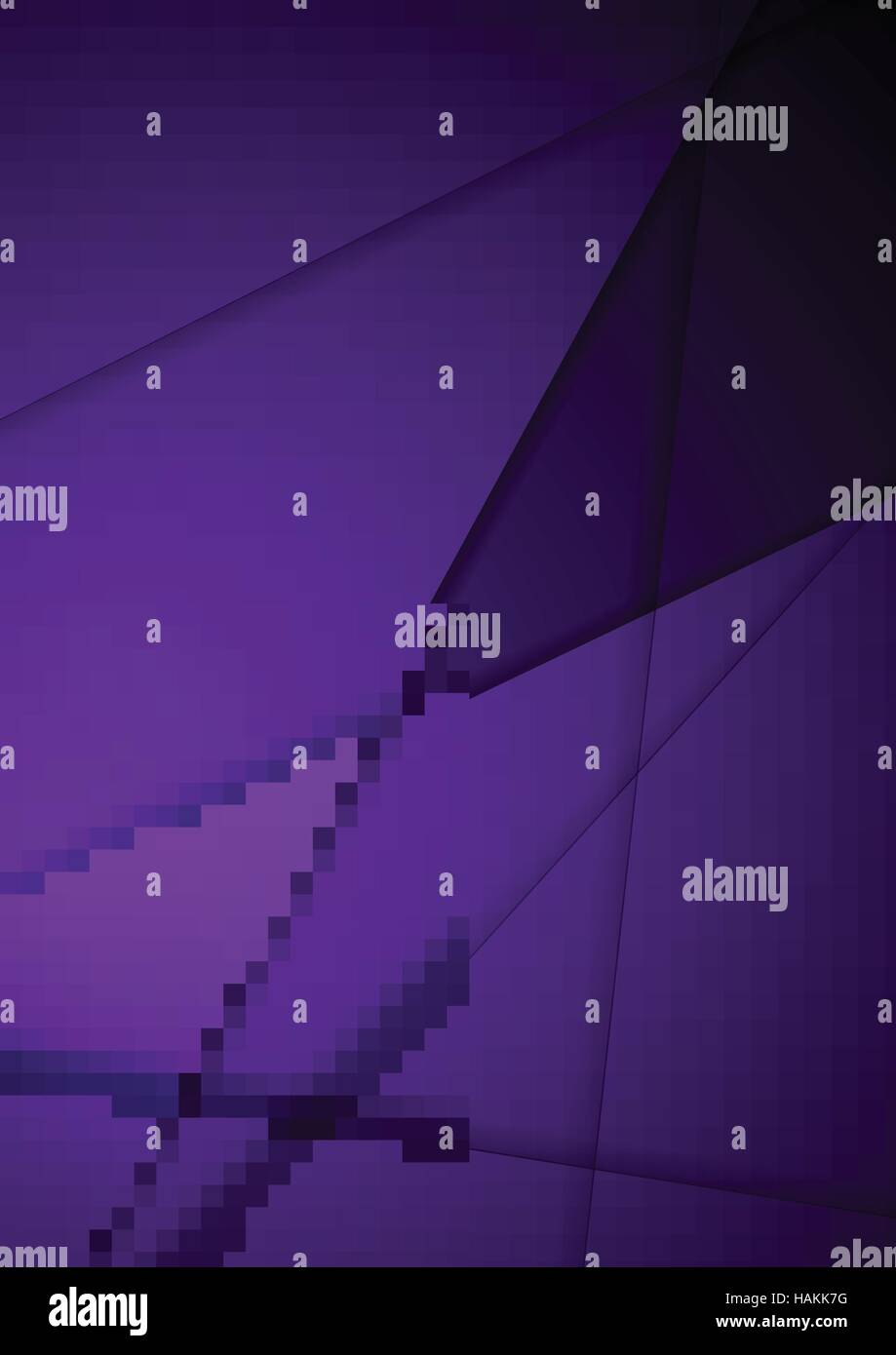 Dark violet stripes corporate background. Tech purple abstract vector ...