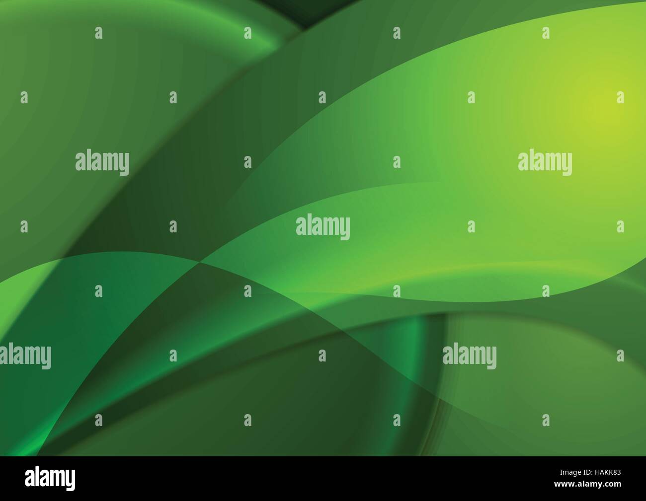 Bright green smooth waves vector design background Stock Vector Image ...