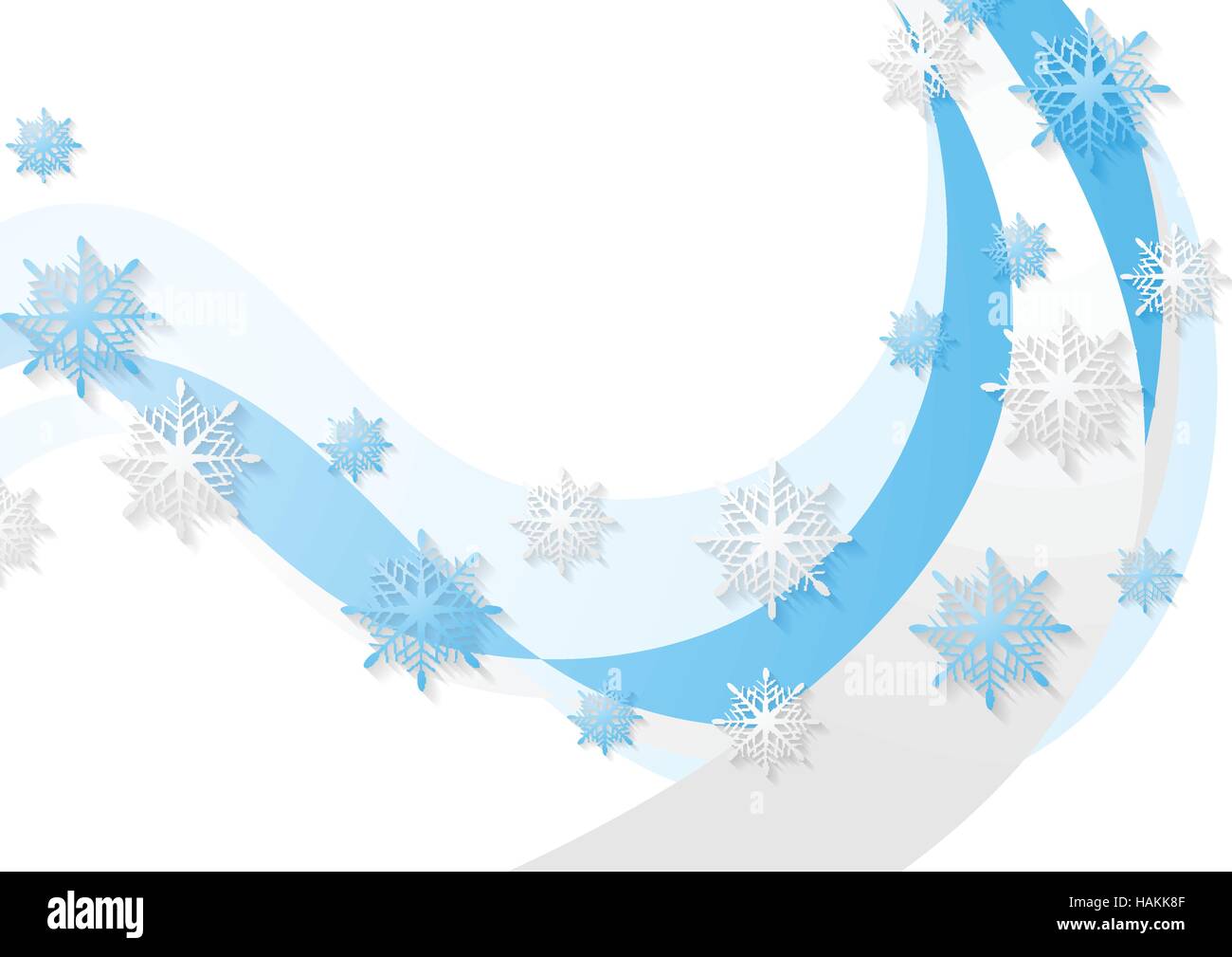 Abstract blue wavy Christmas background. Vector design Stock Vector ...