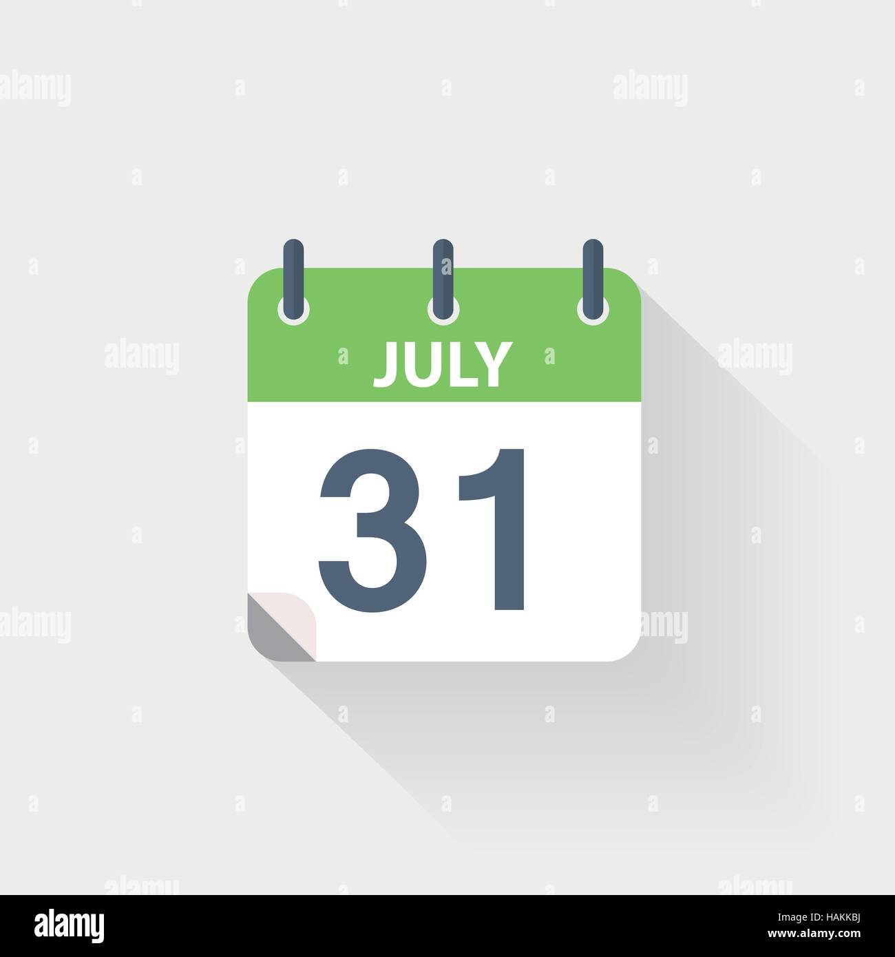 31 july calendar icon Stock Vector Image & Art - Alamy