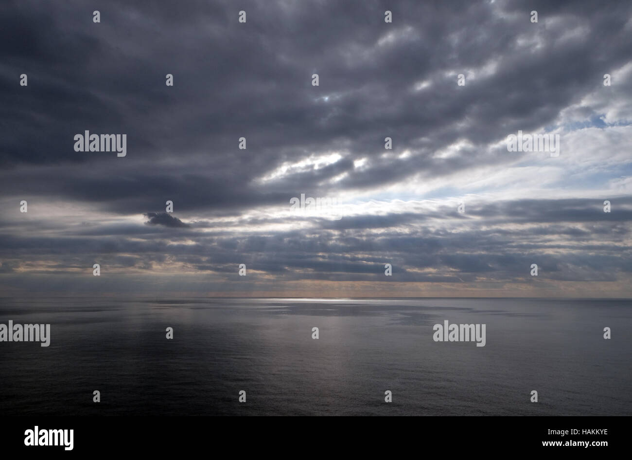 Stormy sky over the Adriatic sea near Dubrovnik, Croatia Stock Photo ...