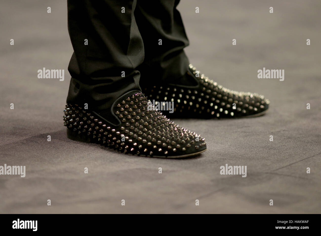 Black spiky clearance shoes
