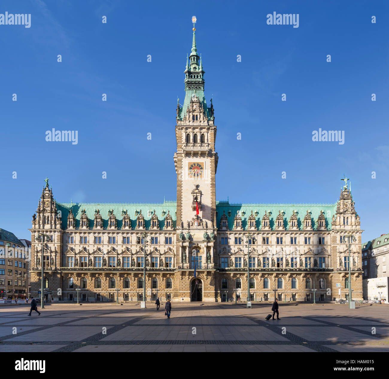Architecture high resolution sunny blue sky hamburg germany hi-res ...