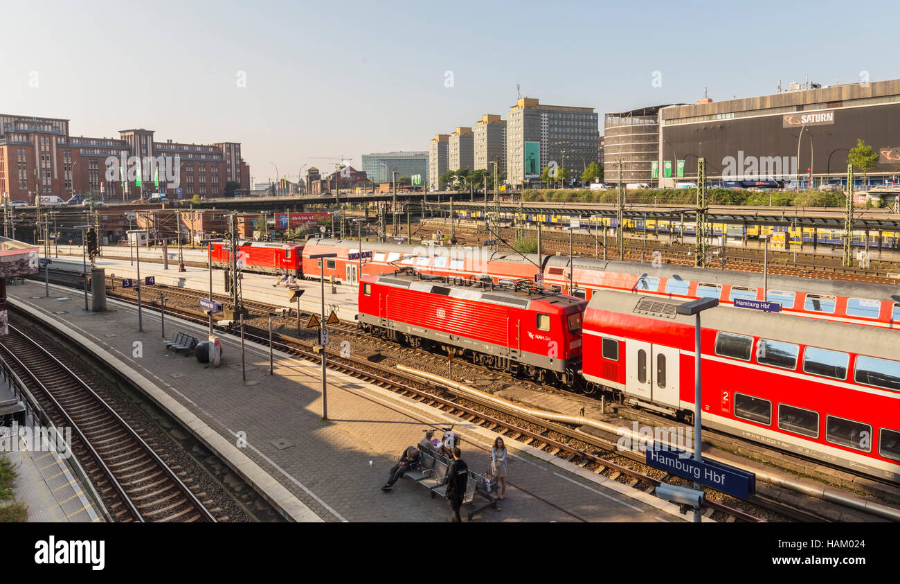 Germany Hamburg Downtown Stock Photo - Alamy