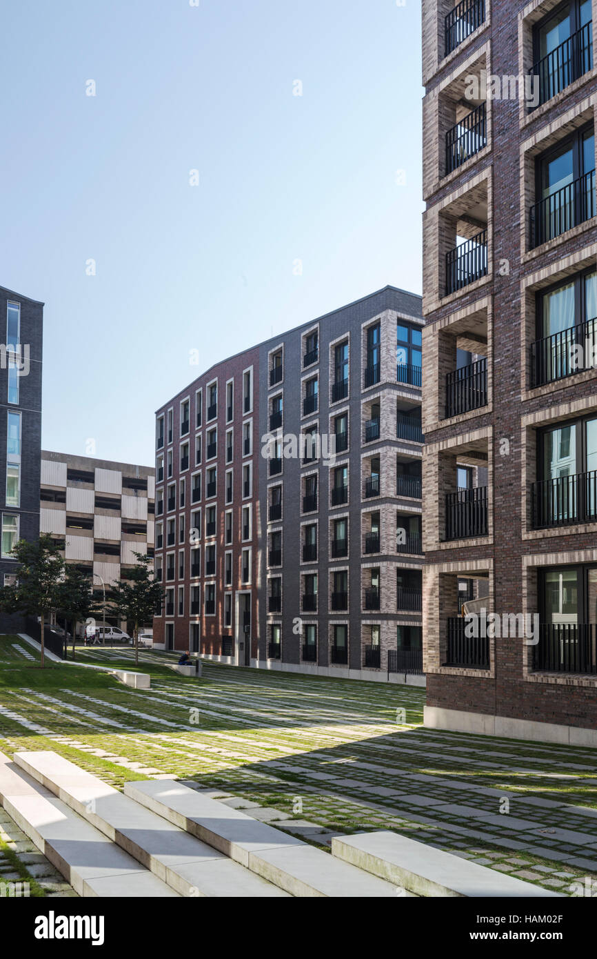 Germany Hamburg Downtown Stock Photo - Alamy