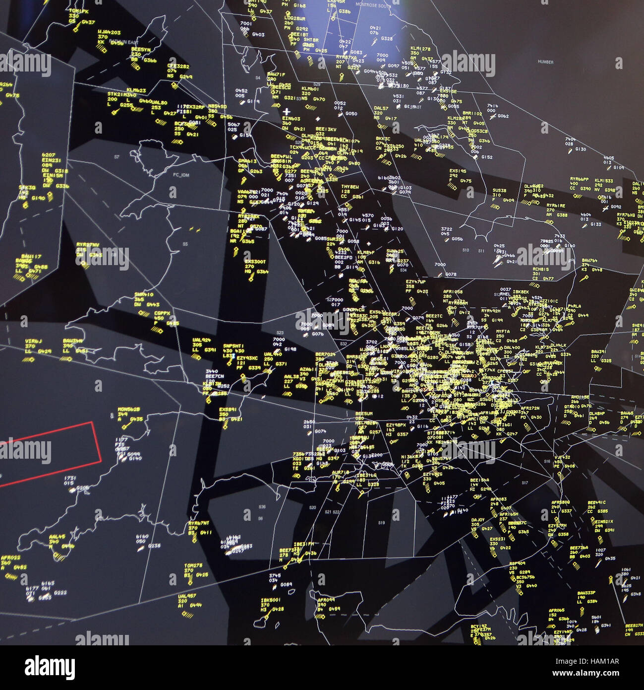 Air Traffic Control Screen