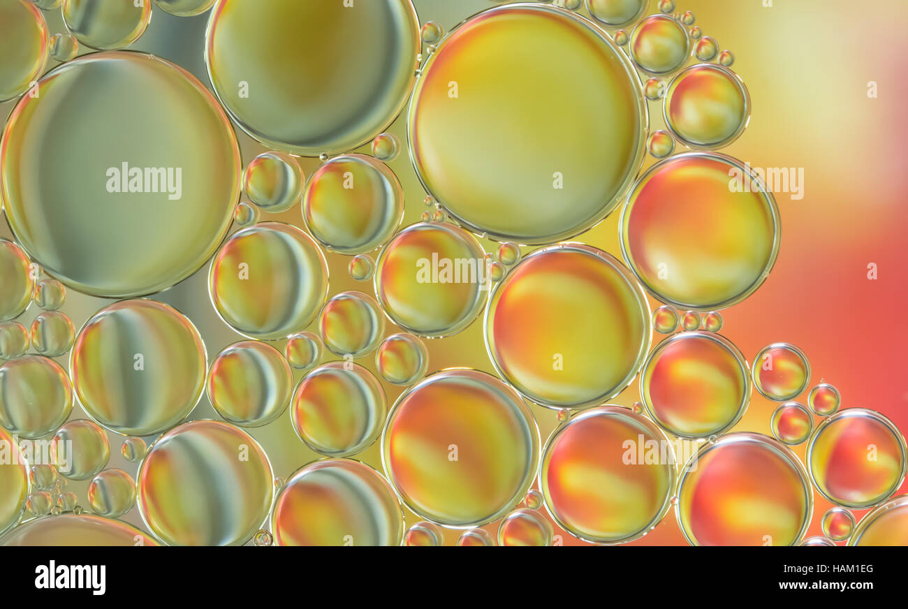 water bubbles abstract light illumination Stock Photo - Alamy