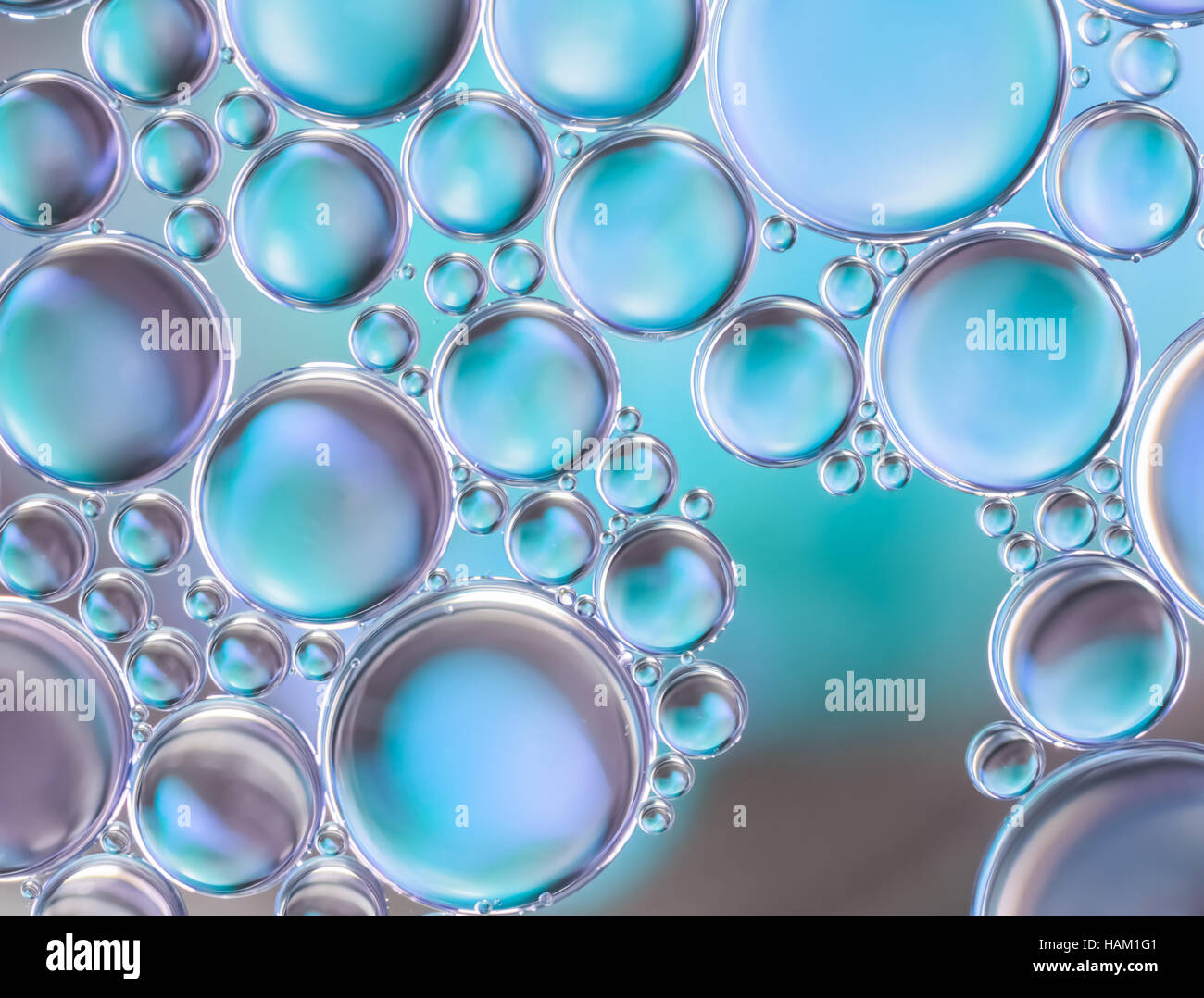 water bubbles abstract light illumination Stock Photo - Alamy