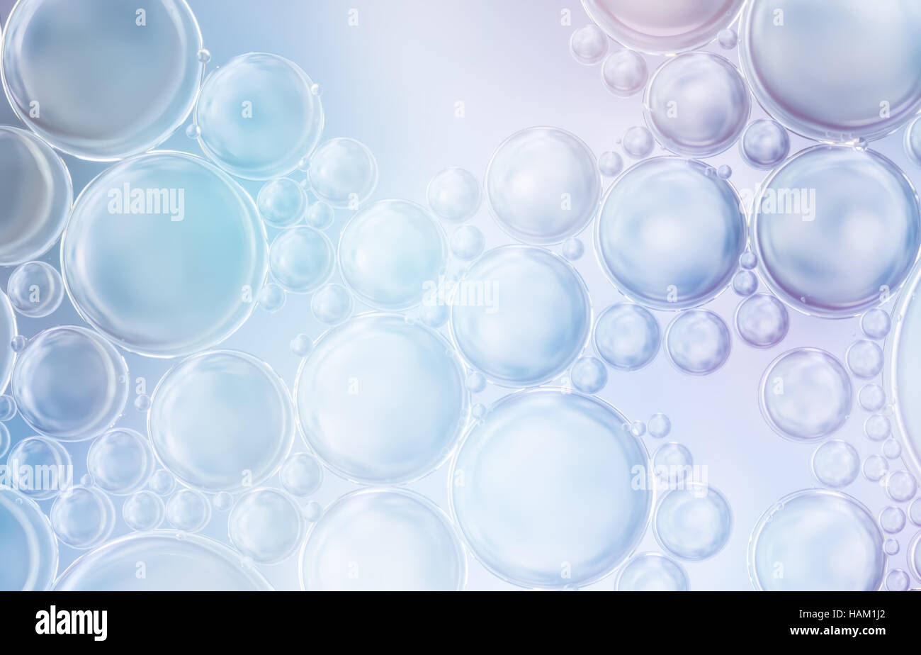 water bubbles abstract light illumination Stock Photo - Alamy