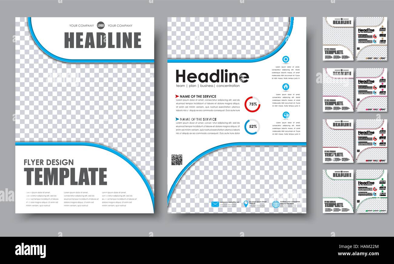 2 Page Brochure Template from c8.alamy.com