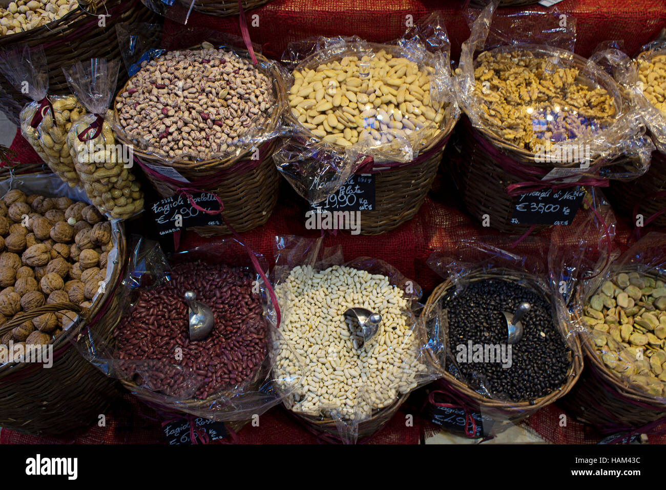 Eataly famous food store market assortment of different type of dry