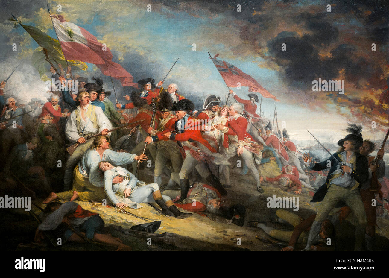 The Battle of Bunker Hill Stock Photo