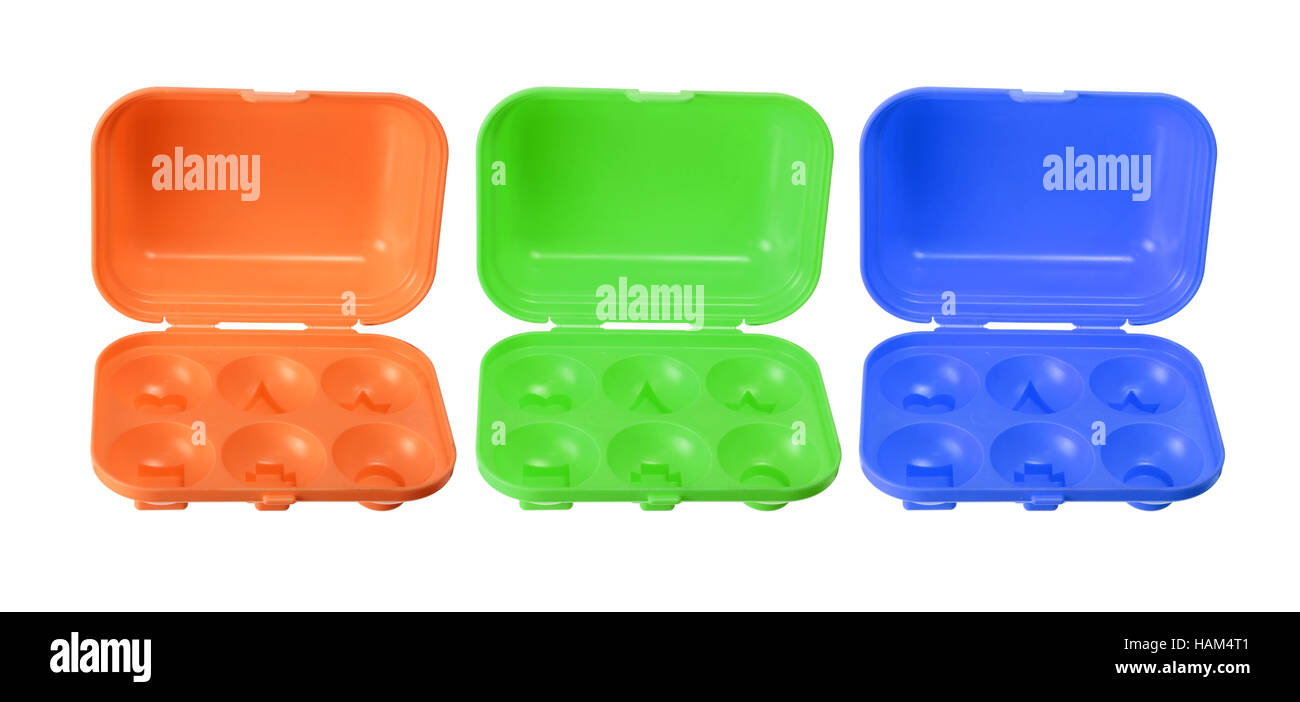 Toy Egg Cartons Stock Photo Alamy