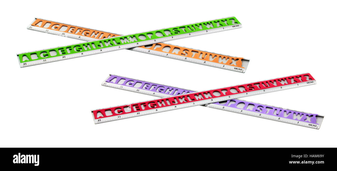 Rulers on Stock Photo