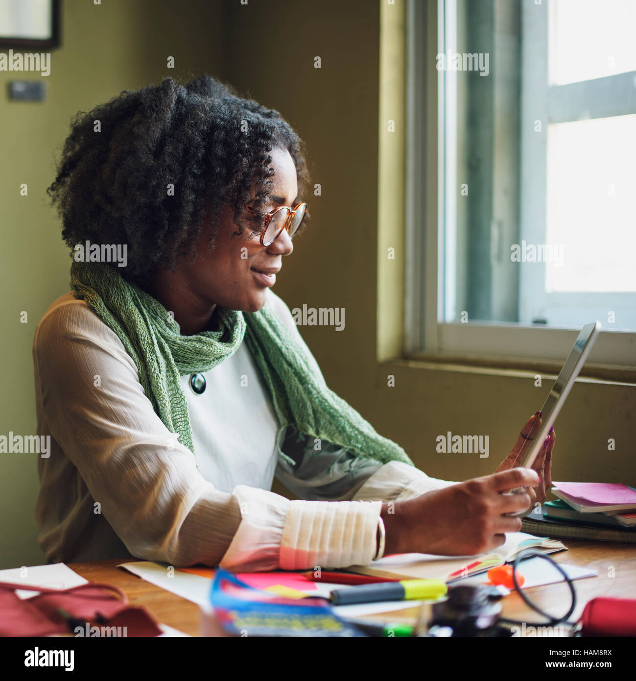 Cafe Digital Communication Connection Concept Stock Photo - Alamy