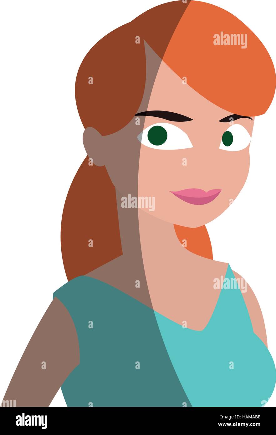 Isolated woman cartoon design Stock Vector Image & Art - Alamy