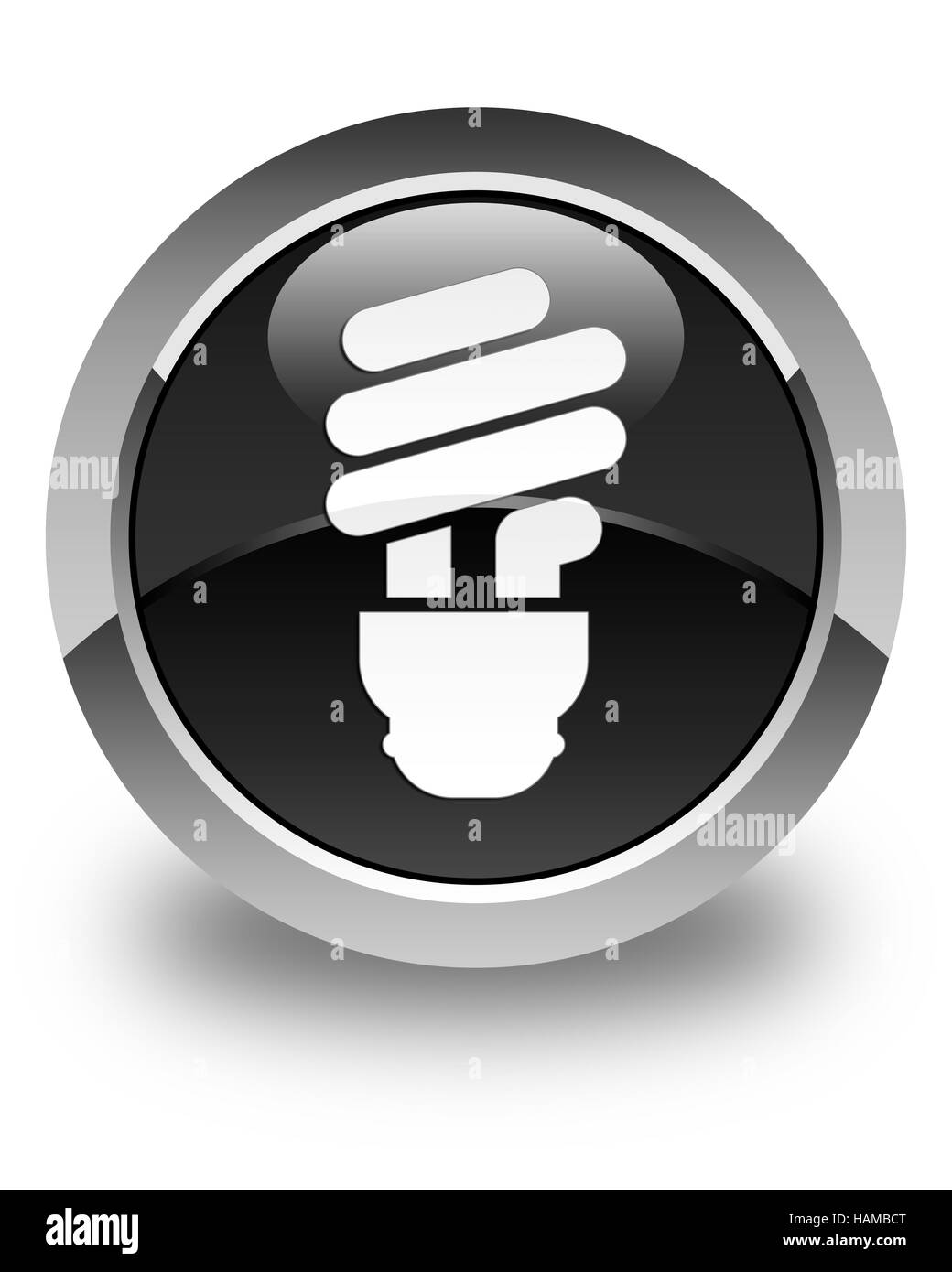 Lightbulb icon Black and White Stock Photos & Images - Alamy