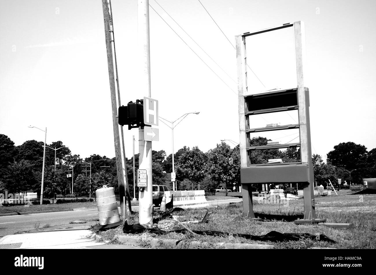 A rundown gas station Stock Photo Alamy