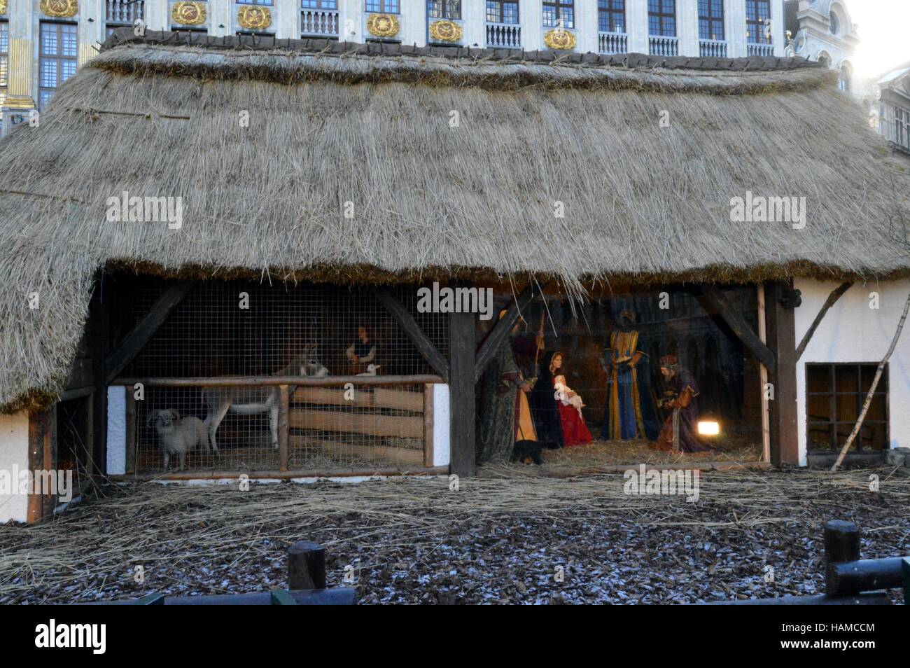 Christmas crib building hi-res stock photography and images - Alamy
