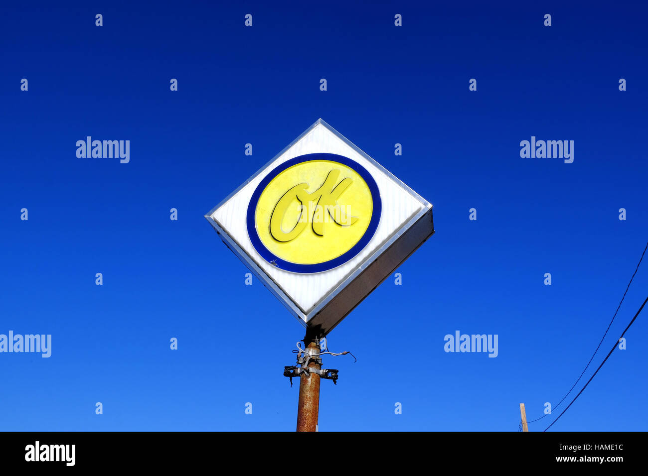 Car Dealerships In Indiana >> An Old Ok Sign Still Stands At An Abandoned Used Car Car Dealerships In Indiana >> An Old Ok Sign Still Stands At An Abandoned Used Car