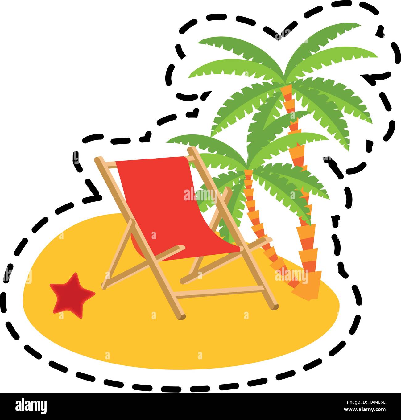 Isolated palm tree design Stock Vector Image & Art - Alamy
