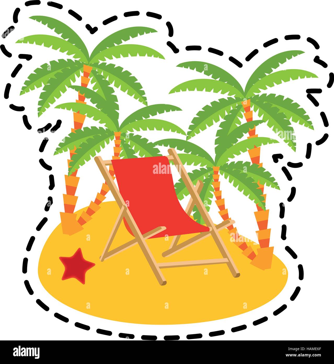 Isolated palm tree design Stock Vector Image & Art - Alamy