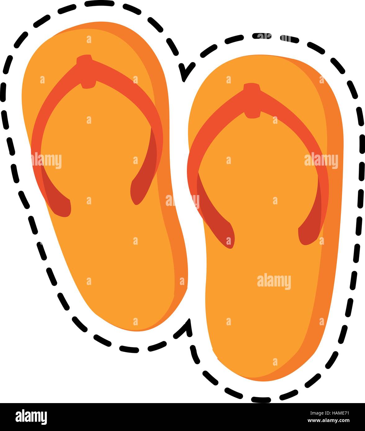 Isolated sandals design Stock Vector Image & Art - Alamy