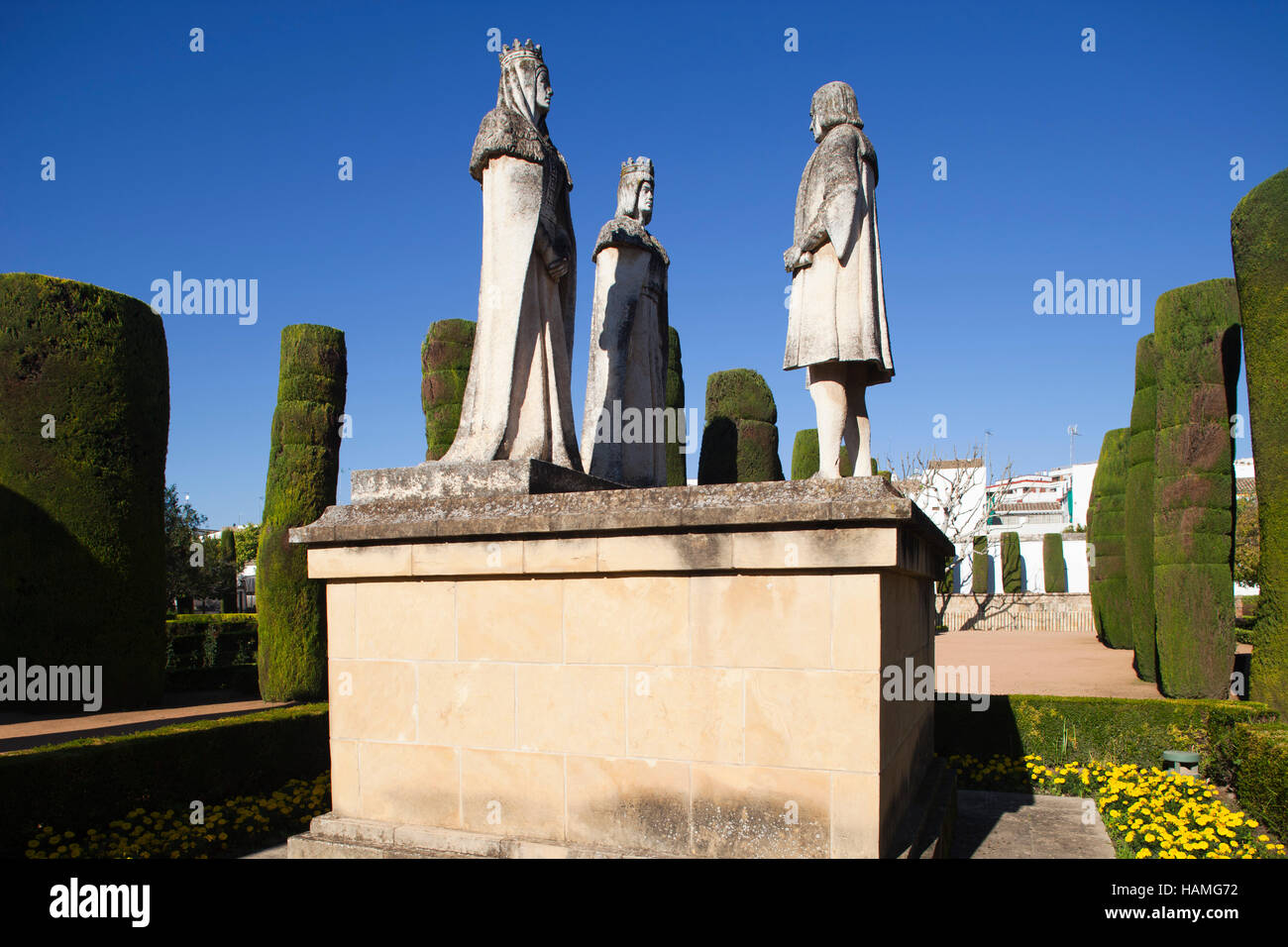 Queen Isabella I and King Ferdinand II meet Christopher Columbus