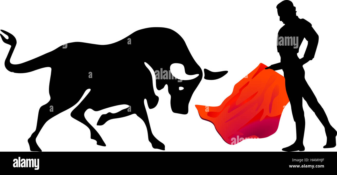 bullfight Stock Photo