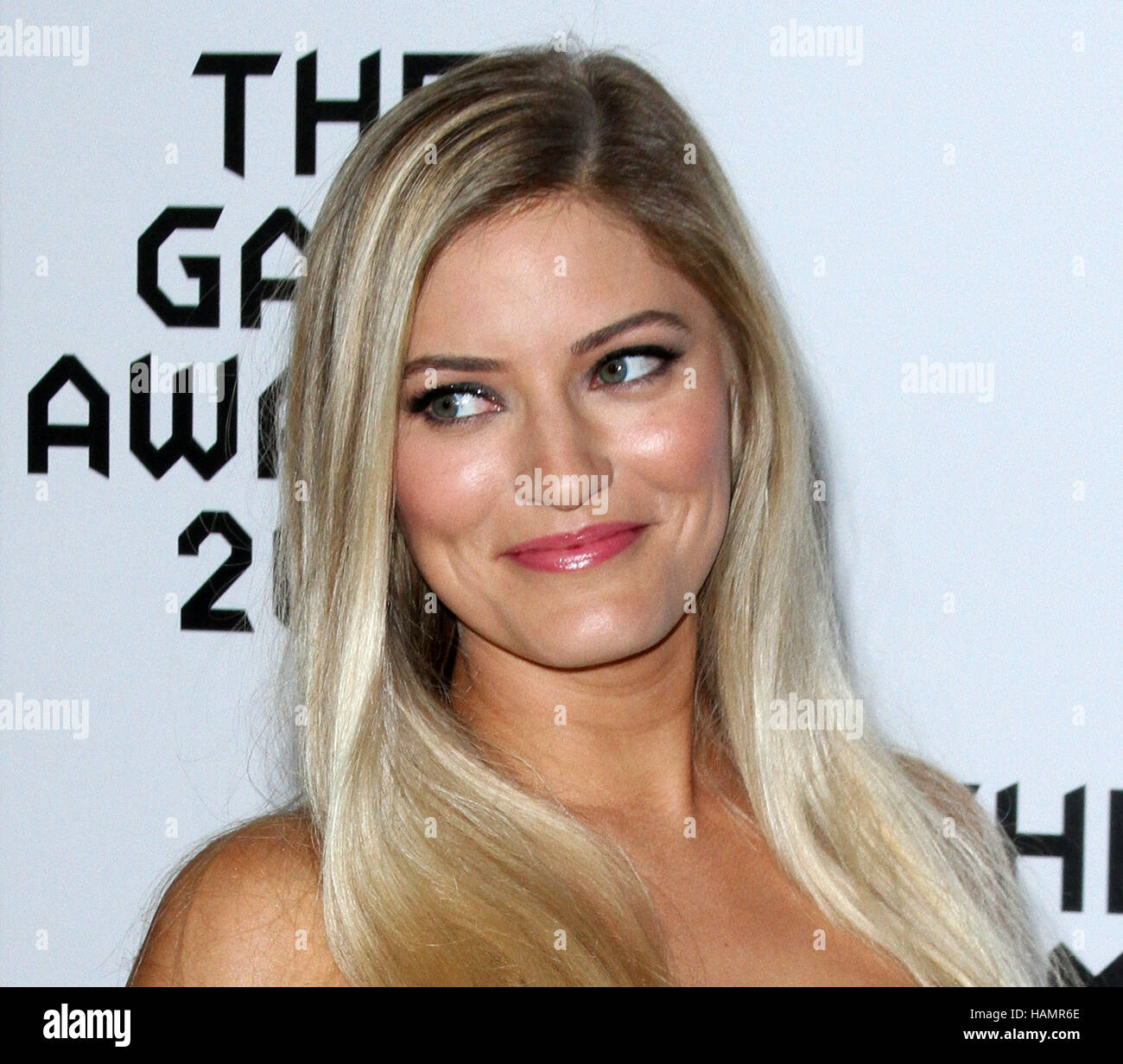 Los Angeles, CA, USA. 1st Dec, 2016. Justine 'iJustine'' Ezarik. The Game Awards 2016 held at the Microsoft Theatre. Credit:  AdMedia/ZUMA Wire/Alamy Live News Stock Photo