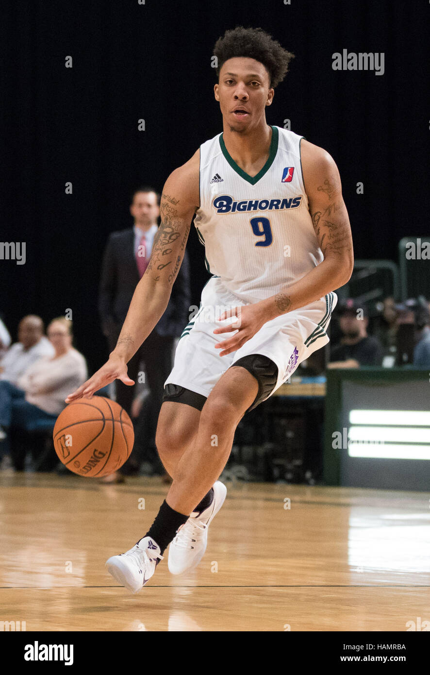 Reno, Nevada, USA. 1st Dec, 2016. Reno Bighorn Guard MALACHI RICHARDSON