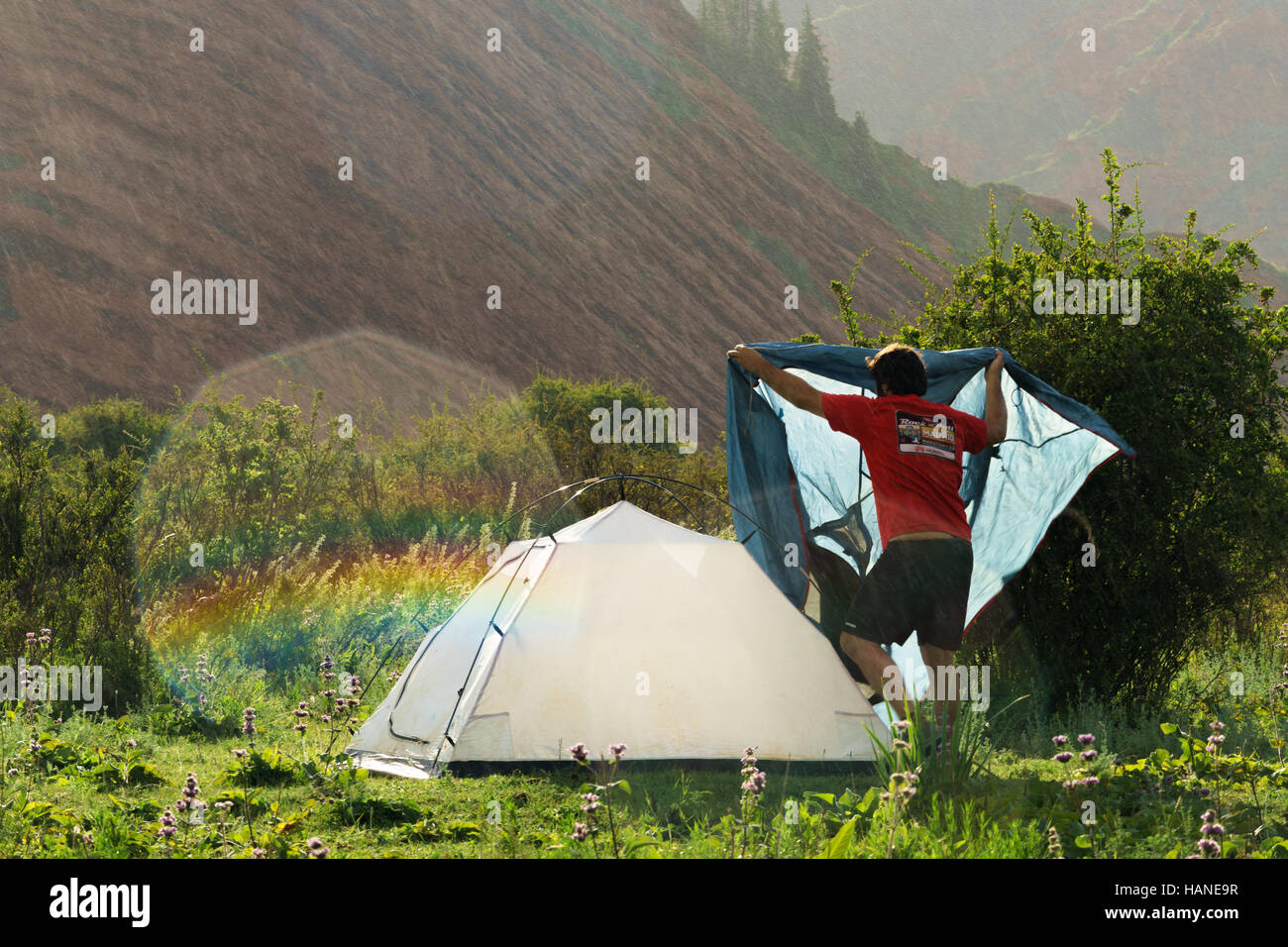 Tent rain hires stock photography and images Alamy