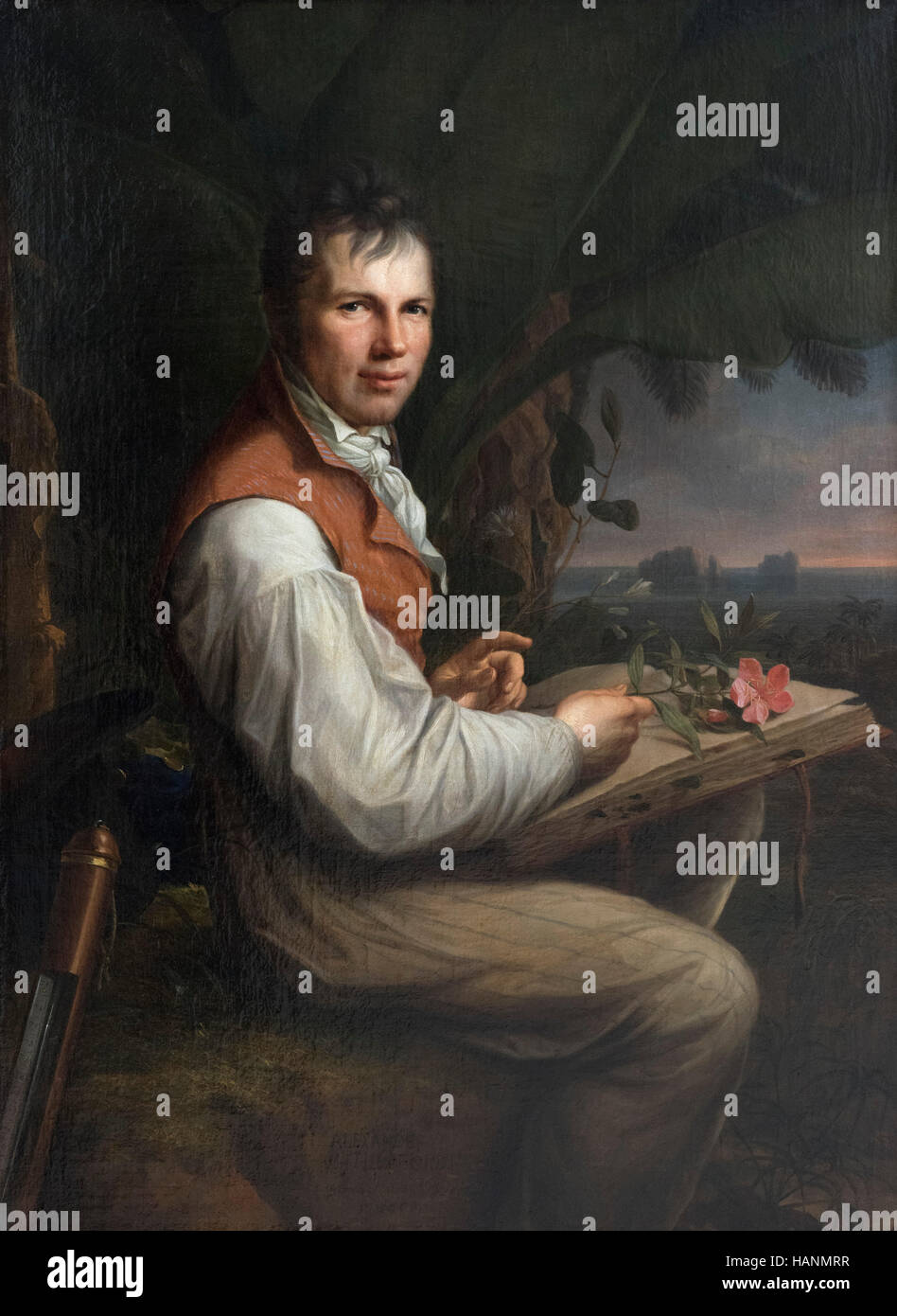 Friedrich Georg Weitsch (1758-1828), Portrait of Alexander von Humboldt (1769-1859), 1806. Stock Photo