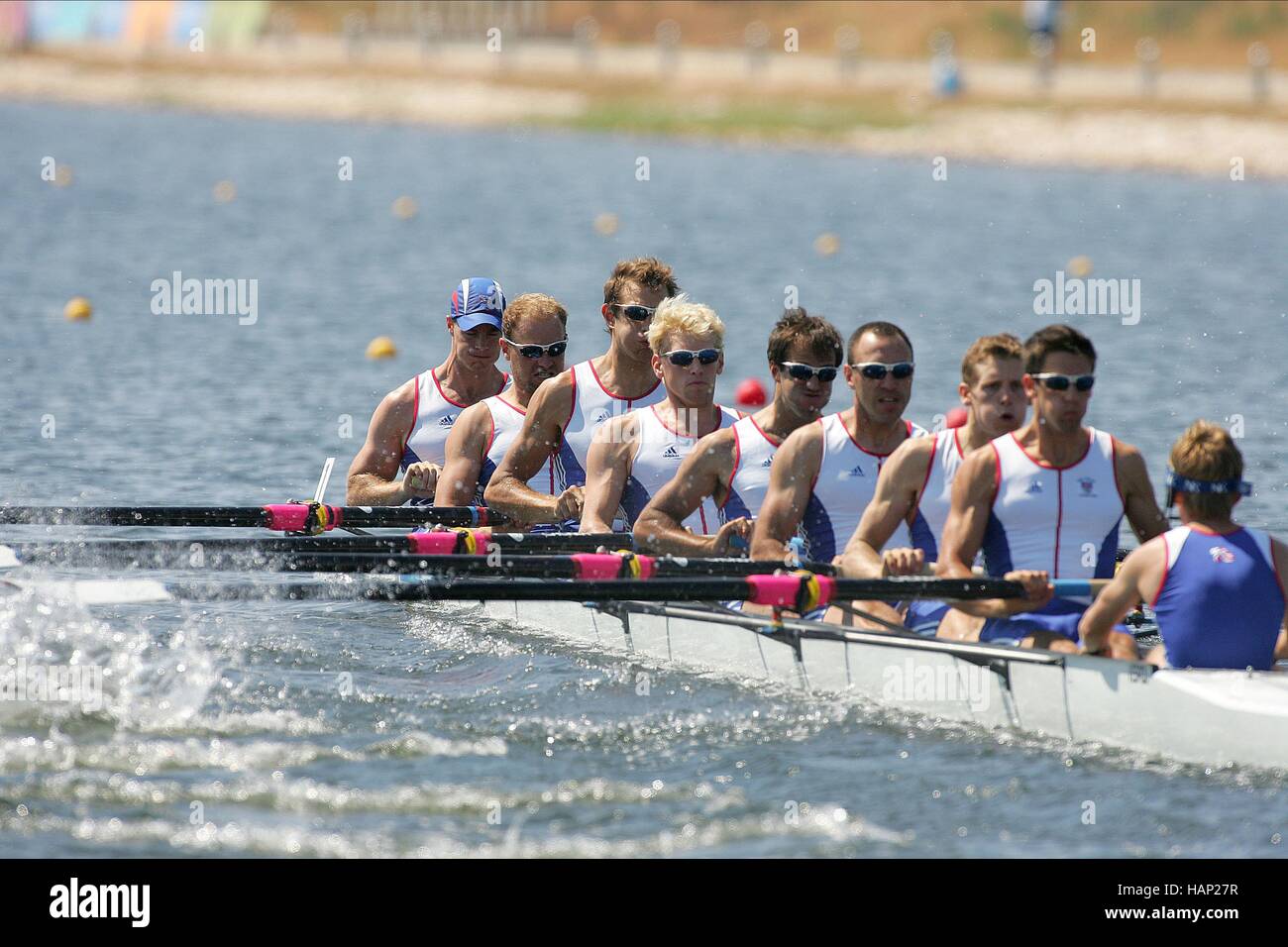 MENS EIGHTS GREAT BRITAIN ATHENS GREECE 18 August 2004 Stock Photo