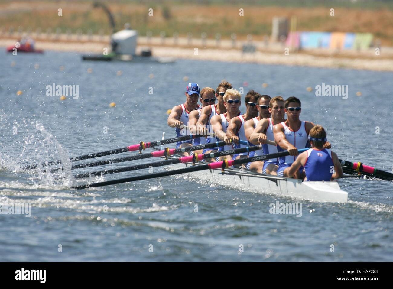 MENS EIGHTS GREAT BRITAIN ATHENS GREECE 18 August 2004 Stock Photo