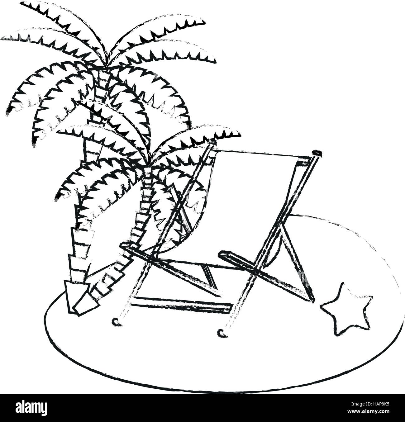 Isolated palm tree design Stock Vector Image & Art - Alamy