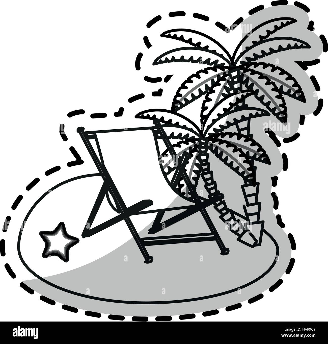 Isolated palm tree design Stock Vector Image & Art - Alamy