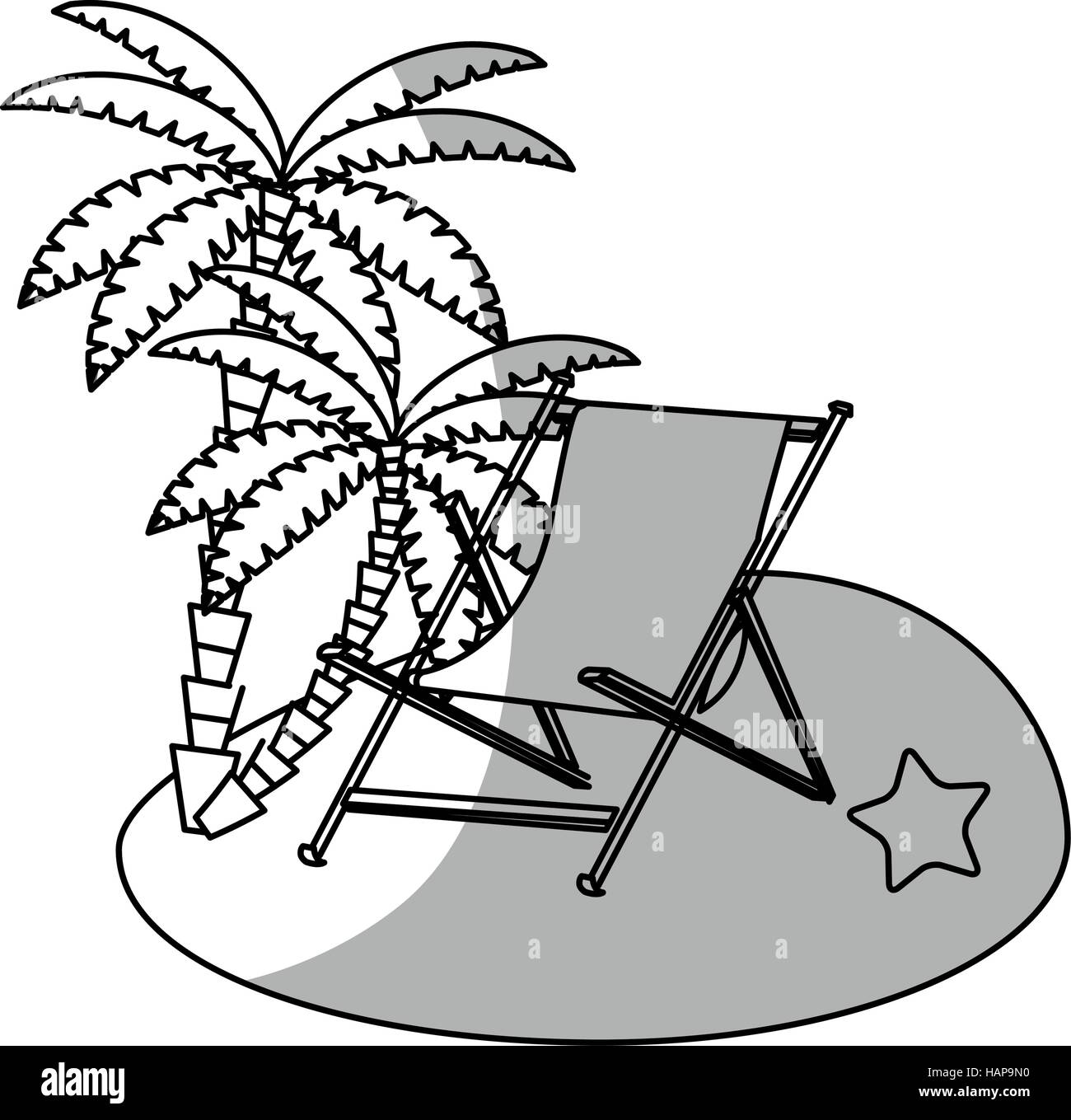 Isolated palm tree design Stock Vector Image & Art - Alamy