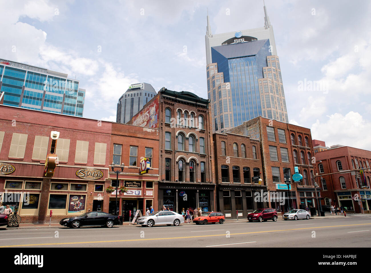 Broadway, Downtown Nashville, Tennessee, USA Stock Photo Alamy