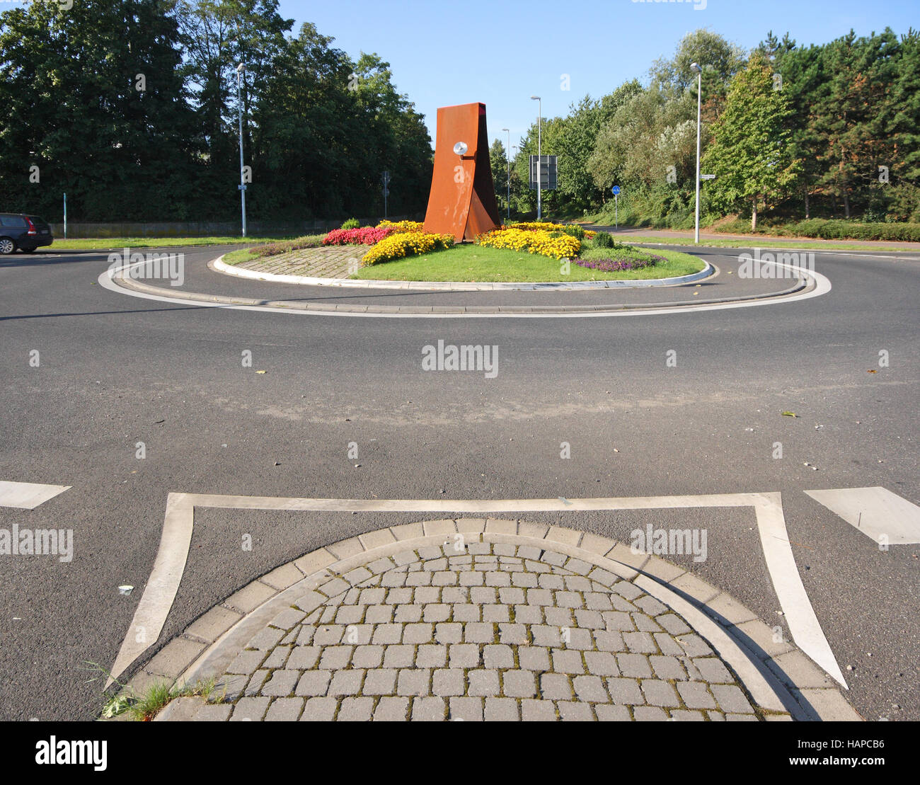Roundabout Stock Photo