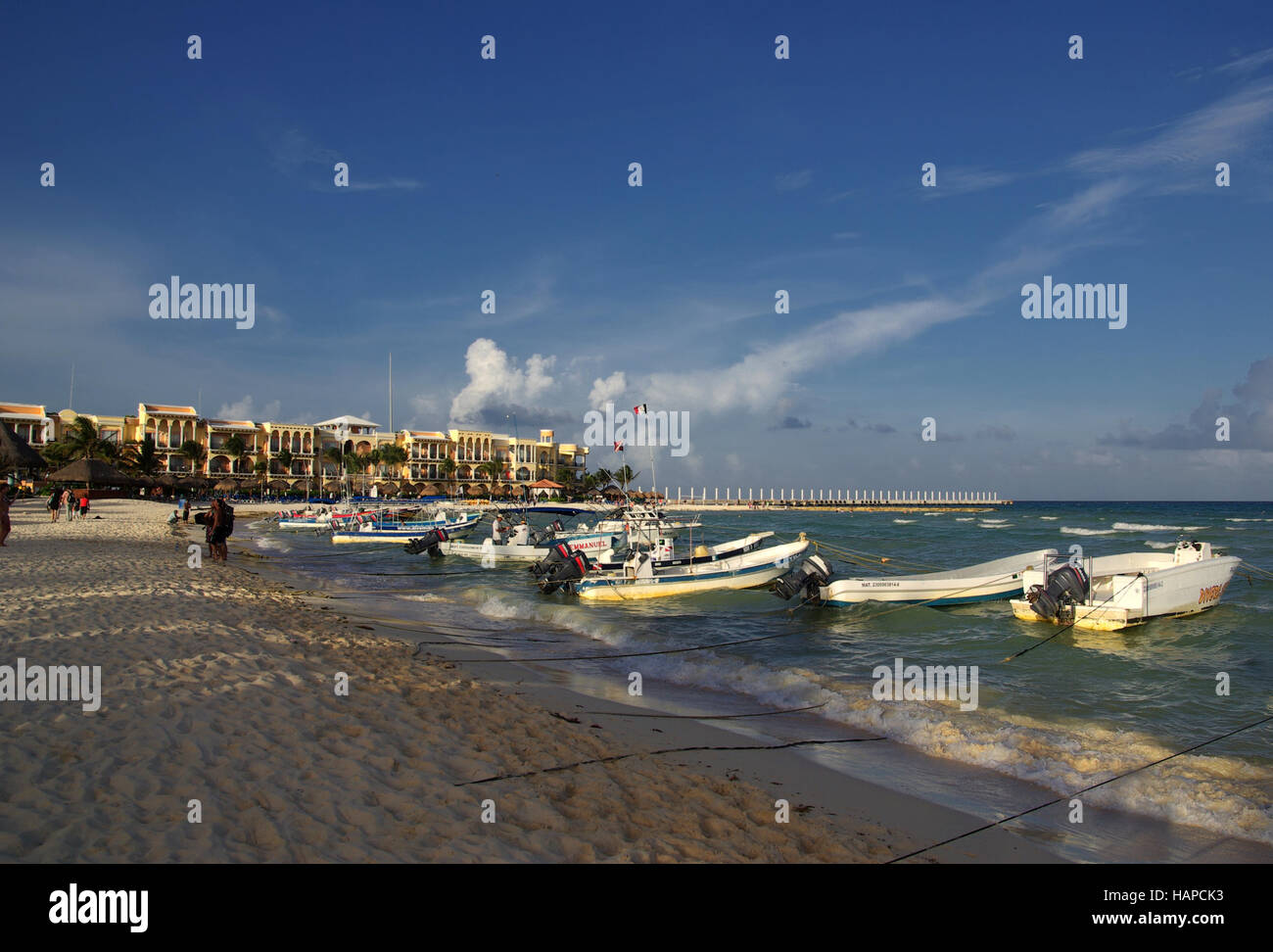 playa del carmen, mexico Stock Photo