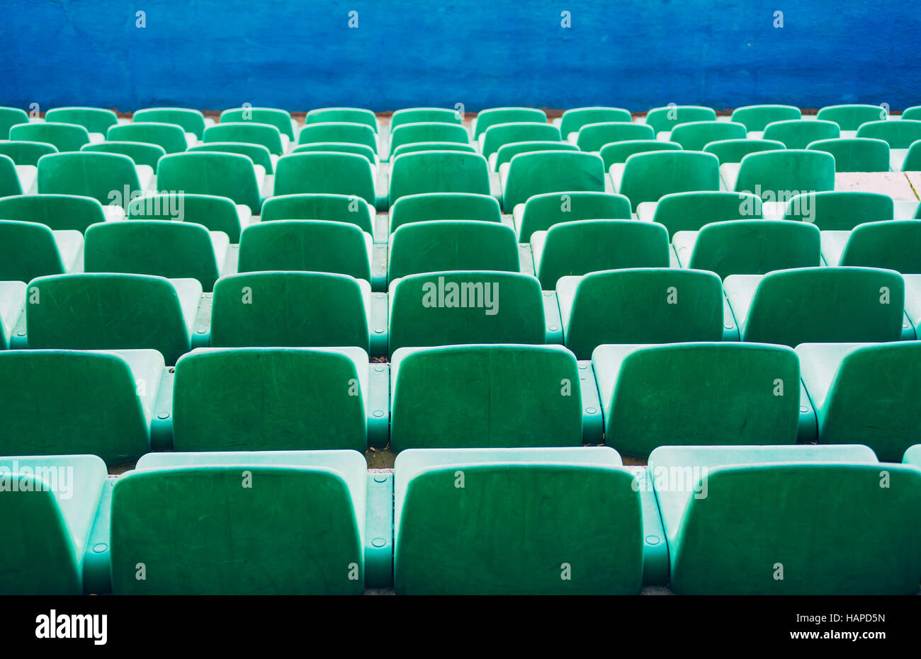 Green stadium seating hi-res stock photography and images - Alamy