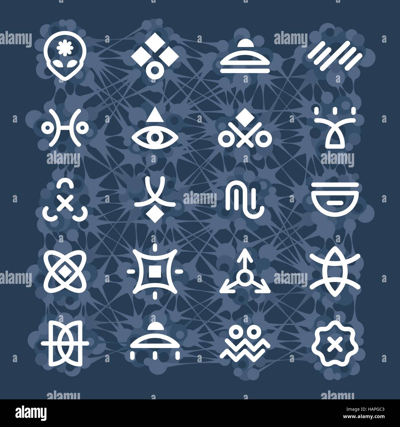 Hieroglyph alien Stock Vector Images - Alamy