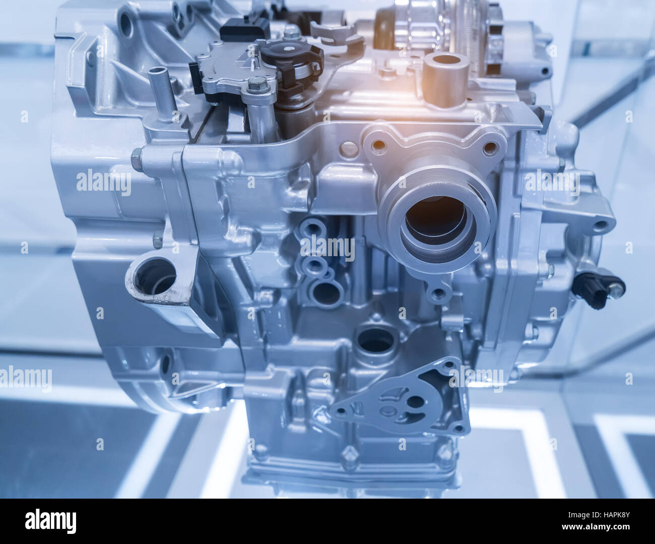 car engine section Stock Photo