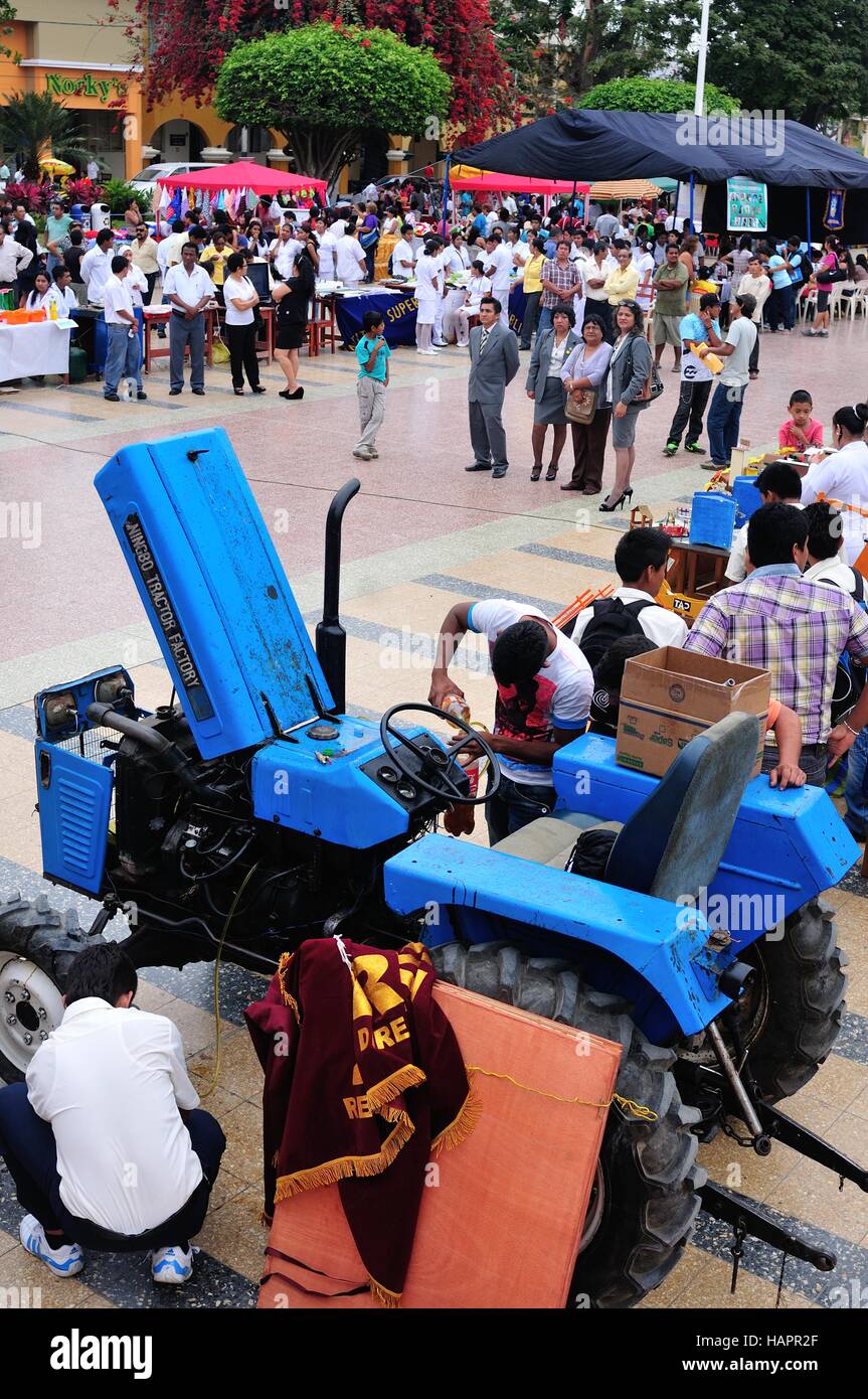 Educational event Plaza de Armas in TUMBES. Department of Tumbes .PERU
