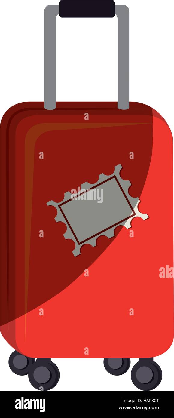 suitcase travel isolated icon vector illustration design Stock Vector ...