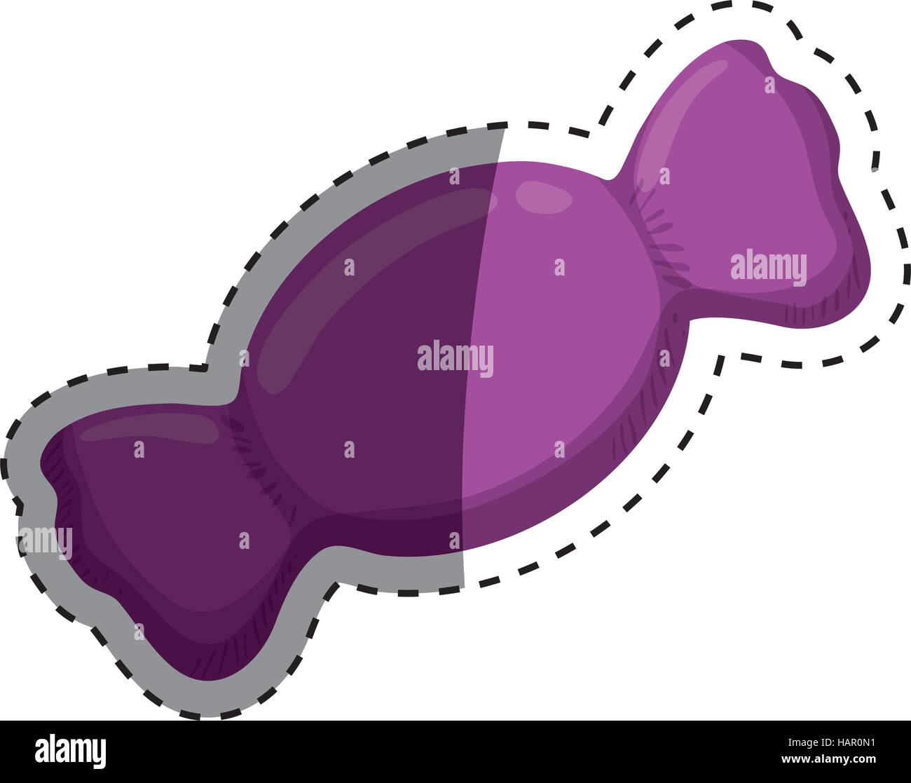 Candy sweet cartoon icon vector illustration graphic design Stock ...