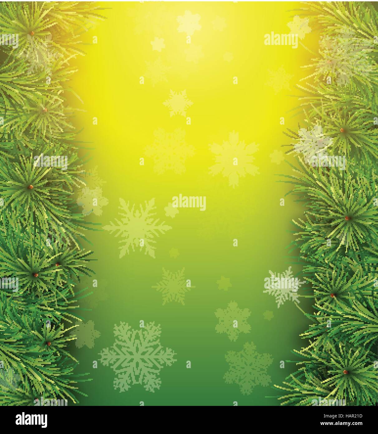 Christmas background with cristmas pine tree, vector illustration Stock ...