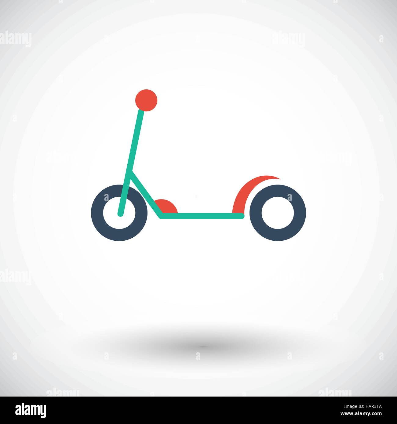 Scooter child icon. Flat vector related icon for web and mobile applications. It can be used as - logo, pictogram, icon, infographic element. Vector I Stock Vector