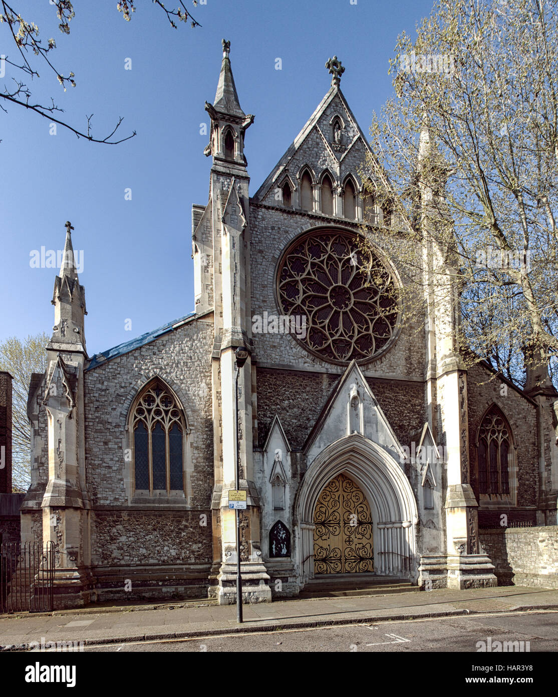 St Anne's Roman Catholic Church Whitechapel Stock Photo